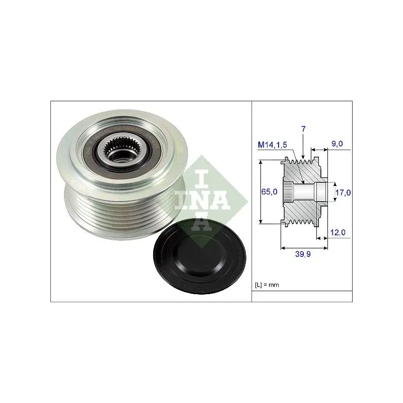 INA SCHAEFFLER 535022910 Rueda libre alternador
