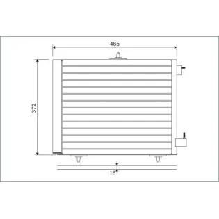 VALEO 814095 Condensador, aire acondicionado