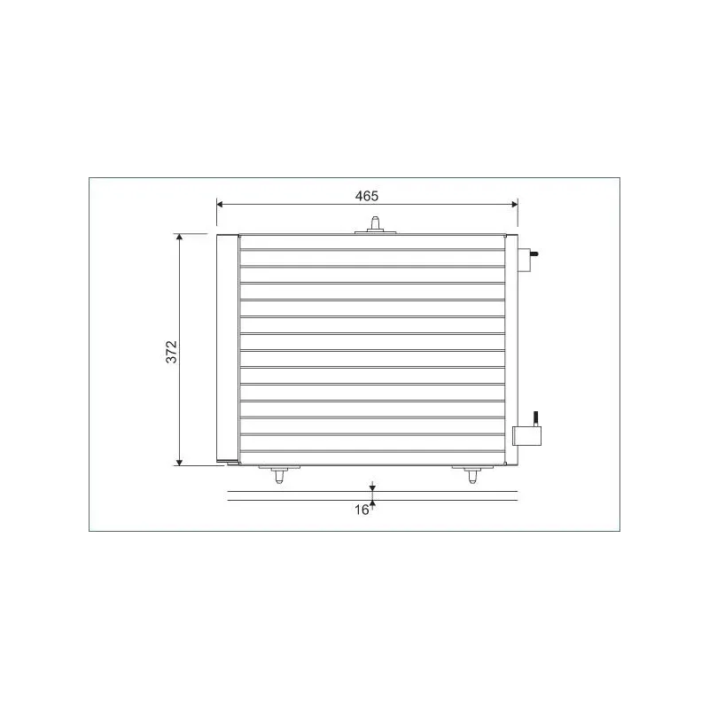 VALEO 814095 Condensador, aire acondicionado