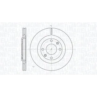 MAGNETI MARELLI 361302040254 Disco de freno (Unidad)