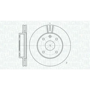 MAGNETI MARELLI 361302040278 Disco de freno (Unidad)