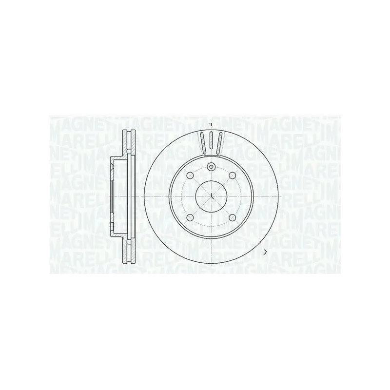MAGNETI MARELLI 361302040278 Disco de freno (Unidad)