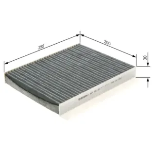 BOSCH 1987432354 Filtro, aire habitáculo