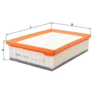 MAHLE LX935/3 Filtro de aire