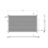 NRF 350419 Condensador, aire acondicionado