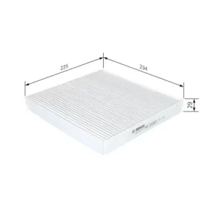 BOSCH 1987432177 Filtro, aire habitáculo