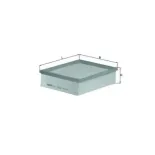 MAHLE LX742/2 Filtro de aire