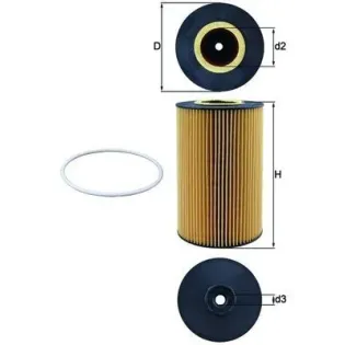 MAHLE OX425D Filtro de aceite