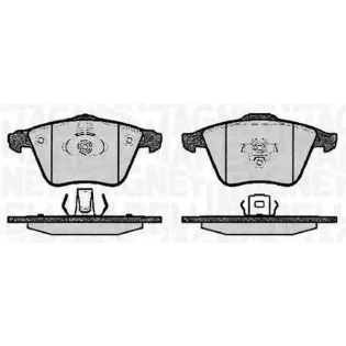 MAGNETI MARELLI 363916060608 Juego de pastillas de freno