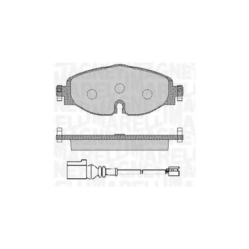 MAGNETI MARELLI 363916060715 Juego de pastillas de freno