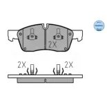 MEYLE 0252519021 Juego de pastillas de freno