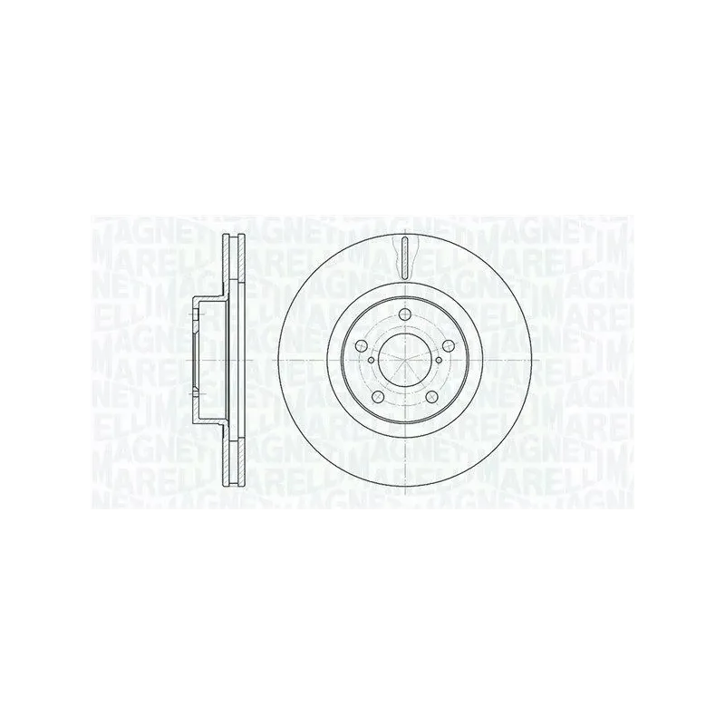 MAGNETI MARELLI 361302040348 Disco de freno (Unidad)