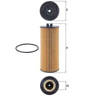 MAHLE OX174D Filtro de aceite