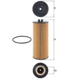 MAHLE OX174D Filtro de aceite