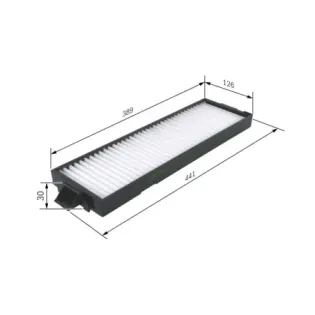 BOSCH 1987432096 Filtro, aire habitáculo