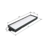 BOSCH 1987432096 Filtro, aire habitáculo