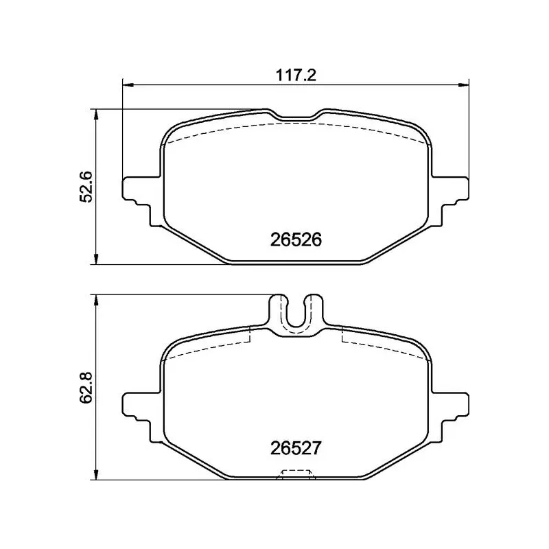 BREMBO P50172 Juego de pastillas de freno