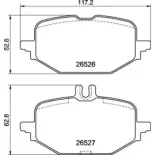BREMBO P50172 Juego de pastillas de freno