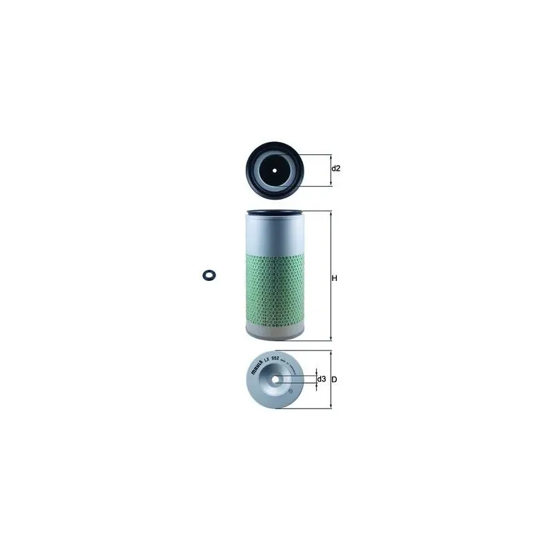 MAHLE LX952 Filtro de aire