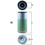 MAHLE LX952 Filtro de aire
