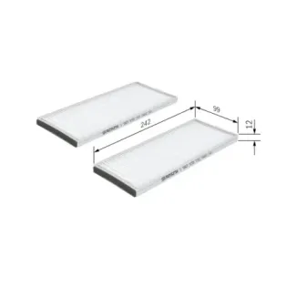 BOSCH 1987432161 Filtro, aire habitáculo