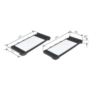 BOSCH 1987432118 Filtro, aire habitáculo
