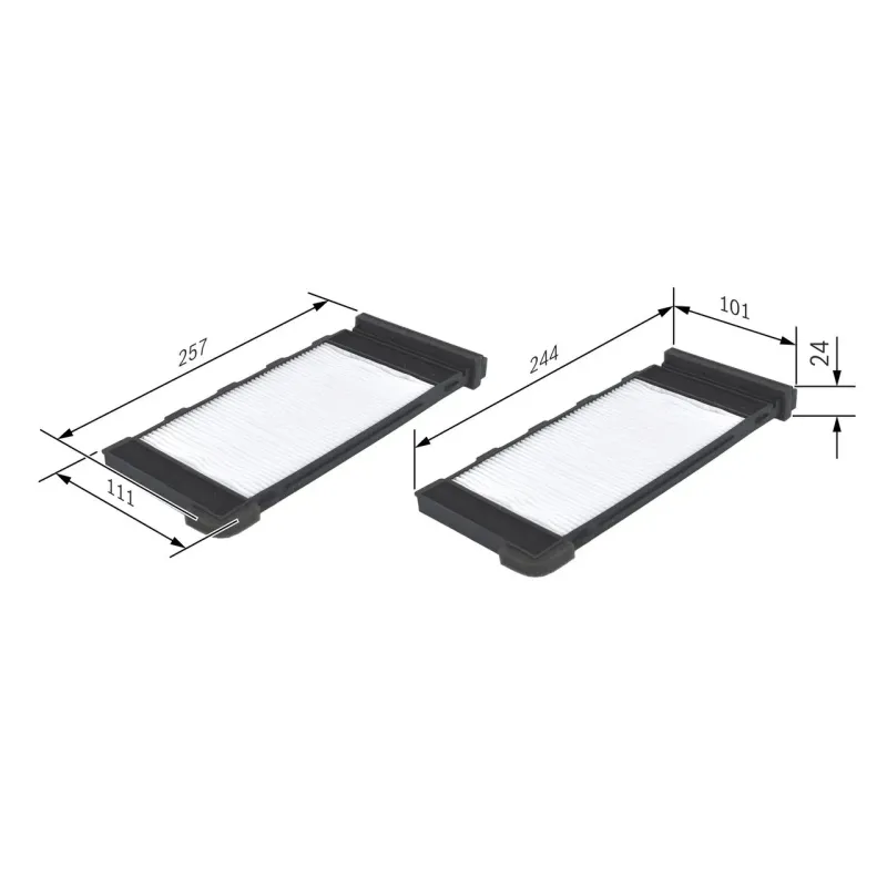 BOSCH 1987432118 Filtro, aire habitáculo