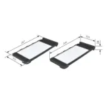 BOSCH 1987432118 Filtro, aire habitáculo