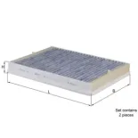 MAHLE LAK73/S Filtro, aire habitáculo