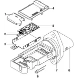 BOSCH 0280217123 Medidor de la masa de aire