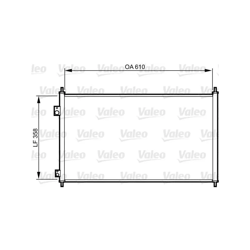 VALEO 814243 Condensador, aire acondicionado