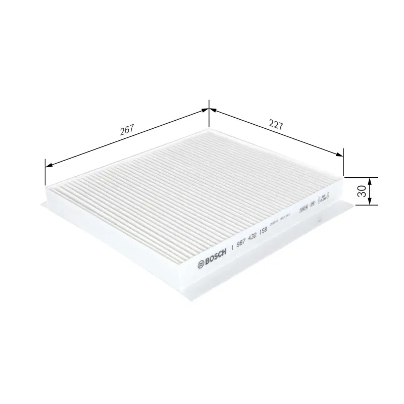 BOSCH 1987432158 Filtro, aire habitáculo
