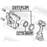 FEBEST 2975-FLIIF Juego de reparación, pinza de freno