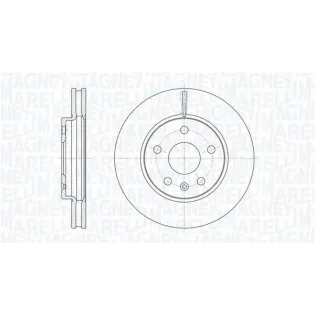 MAGNETI MARELLI 361302040106 Disco de freno (Unidad)