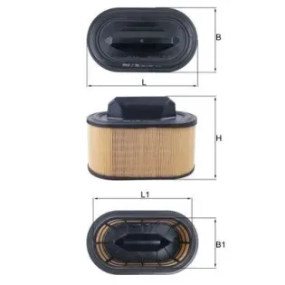 MAHLE LX2966 Filtro de aire