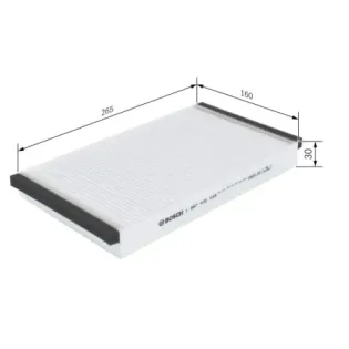 BOSCH 1987432059 Filtro, aire habitáculo