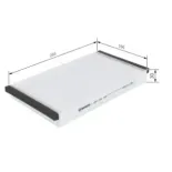 BOSCH 1987432059 Filtro, aire habitáculo