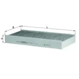 MAHLE LAK232 Filtro, aire habitáculo