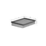 MAHLE LX643 Filtro de aire