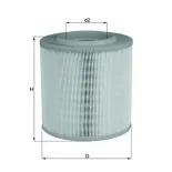 MAHLE LX3143 Filtro de aire