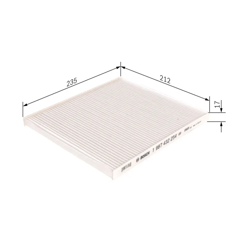 BOSCH 1987432254 Filtro, aire habitáculo