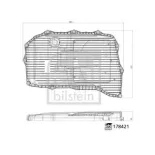 FEBI BILSTEIN 178421 Filtro hidráulico, transmisión automática