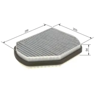 BOSCH 1987432301 Filtro, aire habitáculo
