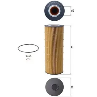 MAHLE OX168D Filtro de aceite