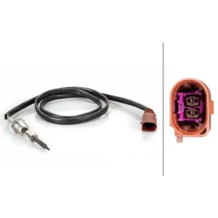 HELLA 6PT014495-121 Sensor, temp. gas escape