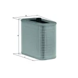 MAHLE LX1590 Filtro de aire