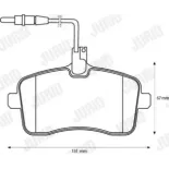 JURID 573132J Juego de pastillas de freno