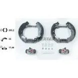 TEXTAR 84057400 Juego de zapatas de frenos