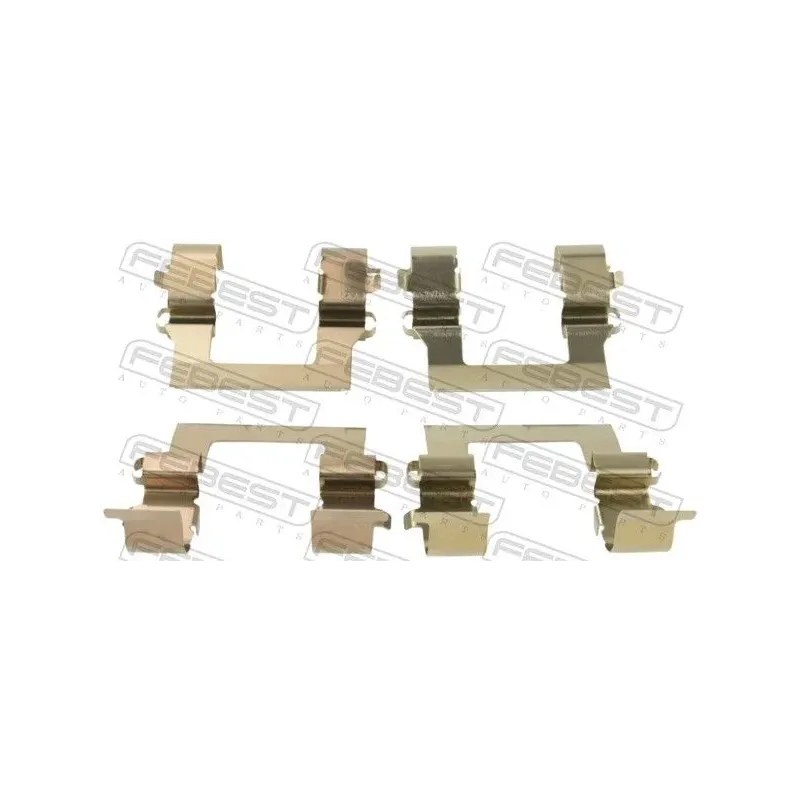 FEBEST 0403-CSF Kit de accesorios, pastillas de frenos