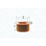 MAGNETI MARELLI 152071758412 Filtro de aire